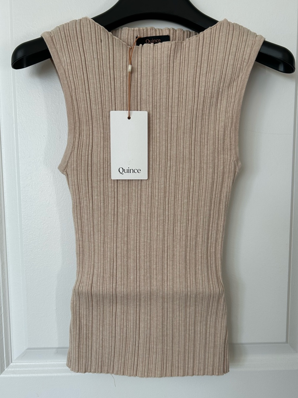 NWT Quince Cotton Cashmere Ribbed Tank in XS